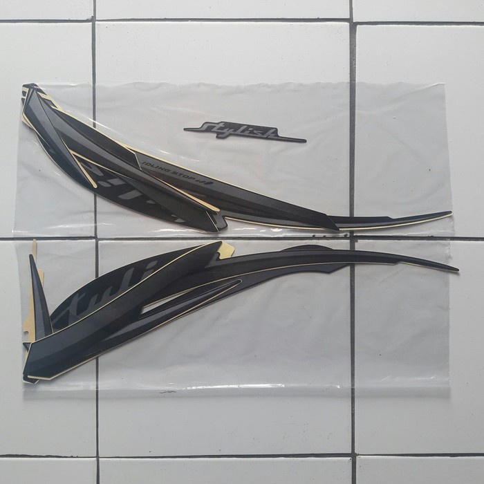 Murah HG00IB Sticker/Setiker Striping motor body lis motor scoopy stylish 2019 matte brown