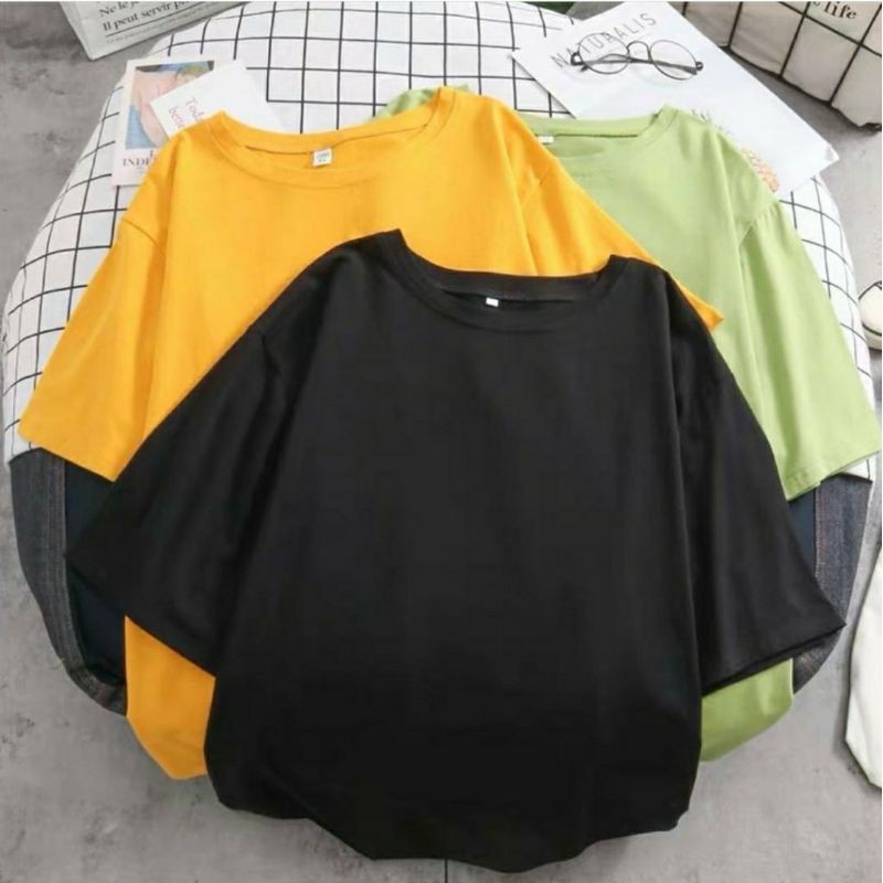 PLAIN TEE POLOS OVERSIZE FIT XL/TSHIRT OVERSIZE POLOS