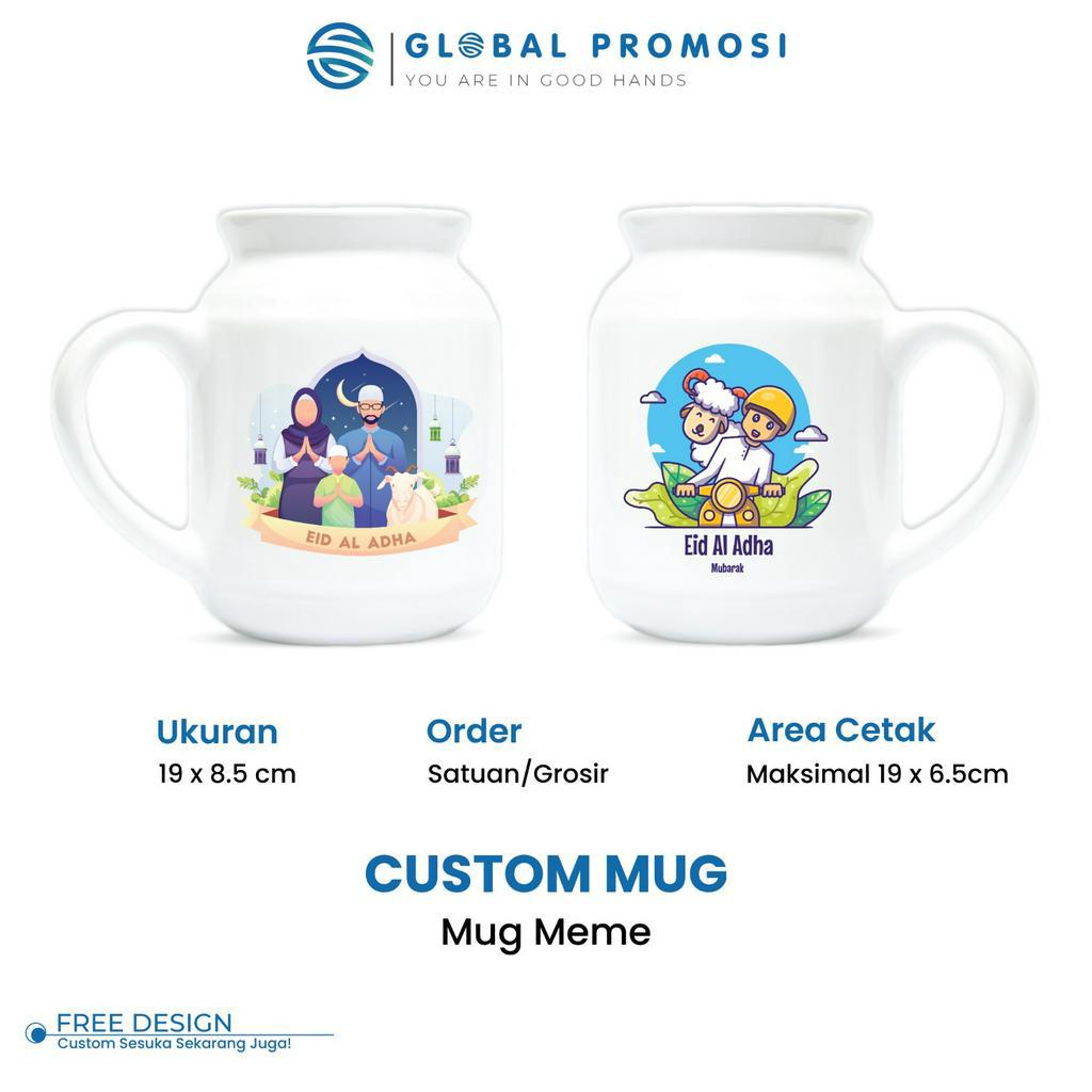 Custom Mug Meme Lucu Unik Cetak Satuan/Grosir Express Tanpa PO Khusus Ekspedisi