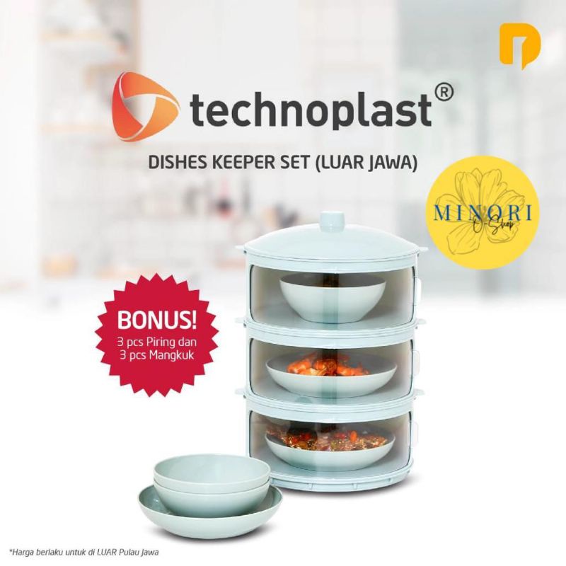 TECHNOPLAST DISHES KEEPER SET