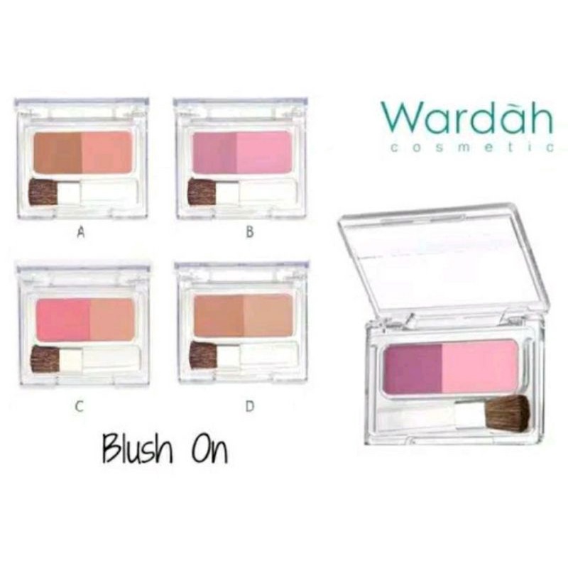 Blush On 4 gr Wardah Make up Wajah perawatan Kecantikan Kosmetik Cosmetic Muka