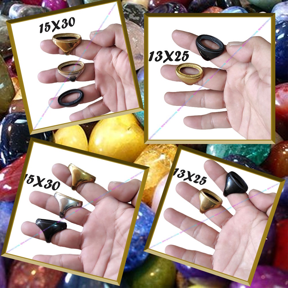 cincin titanium new model tanam ring akik grosir perkodi (20pcs) part2