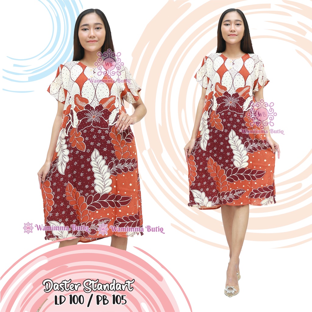Daster Batik Murah Baju Tidur Batik Murah Adem Nyaman Daster Batik Pekalongan Daster Yukensi-Gazalia-Cm