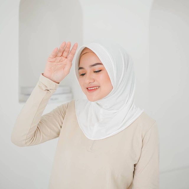 Bergo instan sport / jilbab instan olahraga / Bergo Jersey-BW