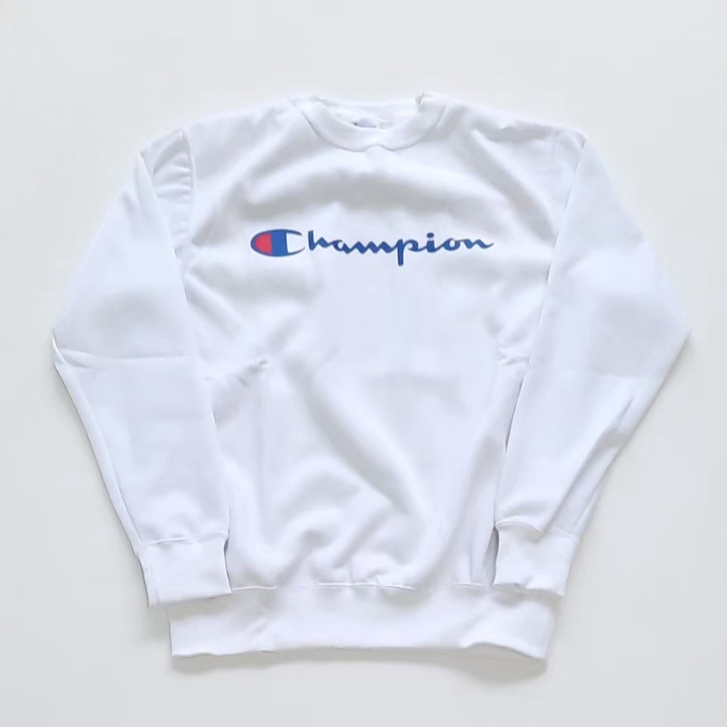 Crewneck Champion Script / Sweater Champion Original Jaket Sweater Hoodie Pria Wanita