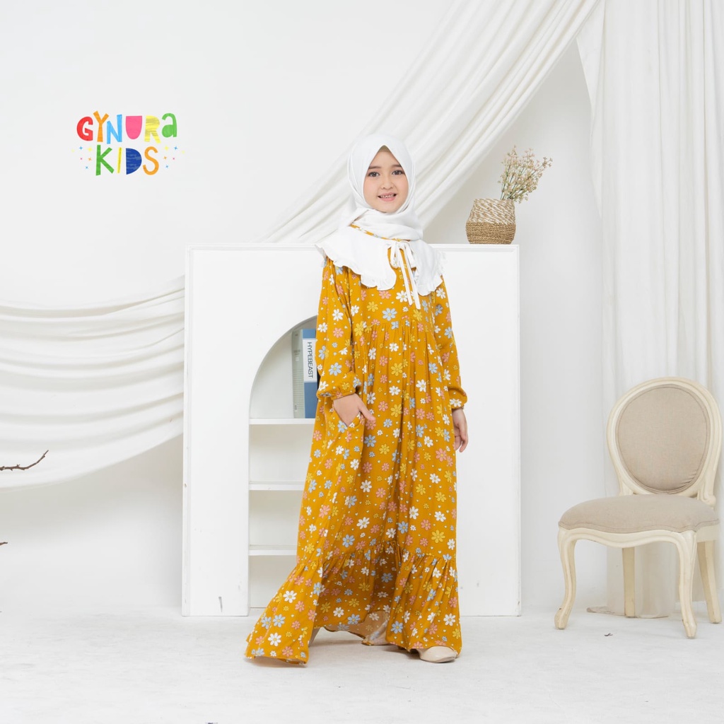 BAJU HOMEDRESS GAMIS ANAK TANGGUNG REMAJA DEWASA  TERBARU 2022 PREMIUM BRANDED COUPLE IBU ANAK HOME DRESS GYNURA 03