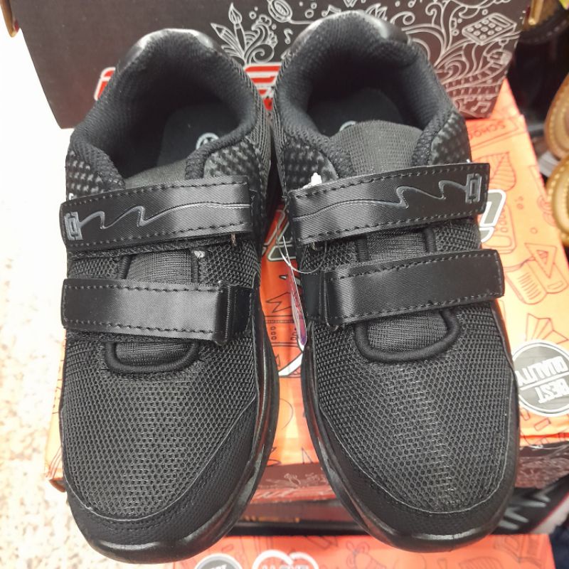 sepatu anak SD perkat/sepatu anak SD itam polos/ sepatu anak SD comex Dunlop