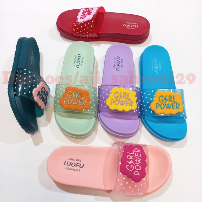 LUOFU Sandal anak selop/sliper/slide | LUOFU E 7159 E120 GP