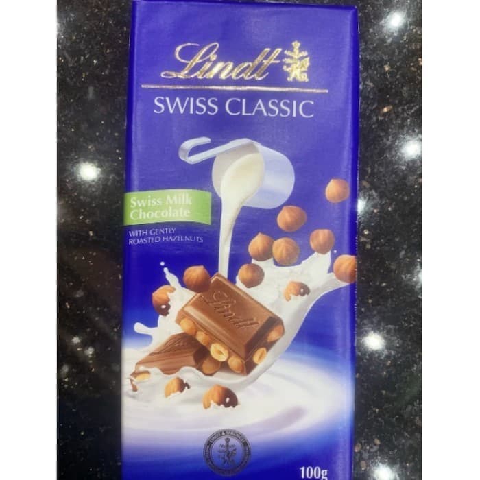 

Lindt Swiss Milk With Roasted Hazelnut(Paket 2pcs)- Chocolate Import