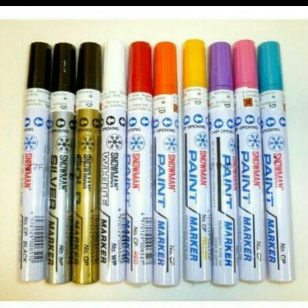 

Spidol Paint Marker Snowman Permanent per lusin