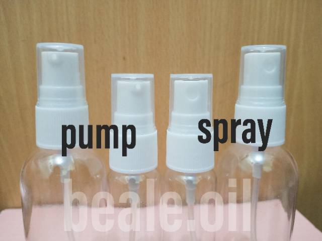 Botol Spray / Pump Plastik PET 20ml 30ml 60ml  - Botol Kosong DIY Sanitizer Gel Spray Sanitiser botol kosong refill isi ulang serbaguna botol spray plastik pet reusable share in jar botol toner mist