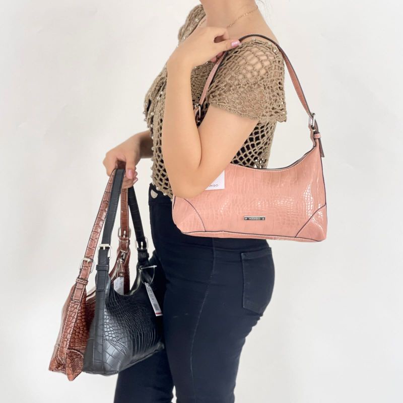 Tas Mango || Tas Hitam Croco || Tas Bahu Croco || Tas Branded || M281