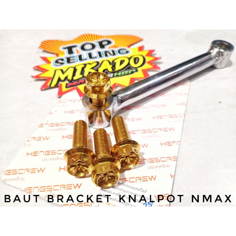 BAUT PROBOLT HENG BRACKET KNALPOT NMAX OLD NEW