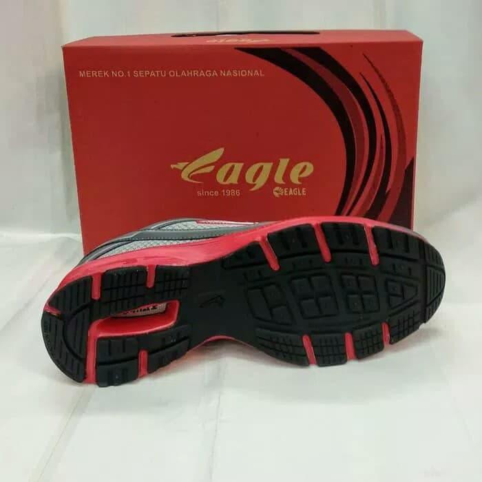 SEPATU RUNNING EAGLE RUSH GREY/RED ORIGINAL - , FULL ORIGINAL