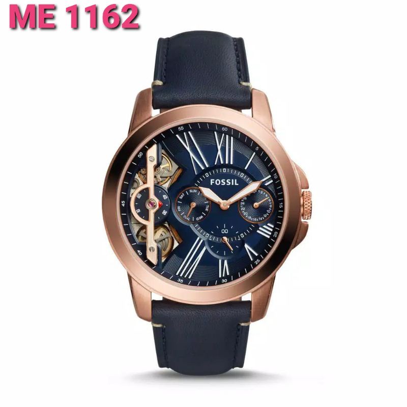 ( COD - GARANSI ) Brand Fossil ME1162 Modern Machine Sport Skeleton Automatic Jam Tangan Pria/Jam Ta