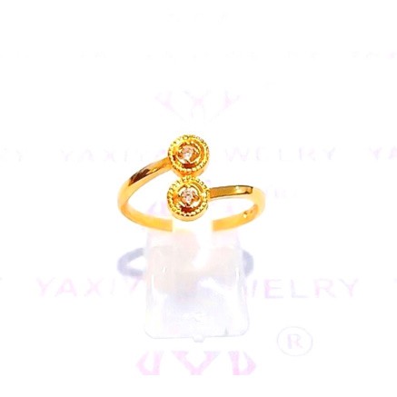 Cincin wanita //cincin permata // cincin lapis emas // perhiasan fasion //cincin