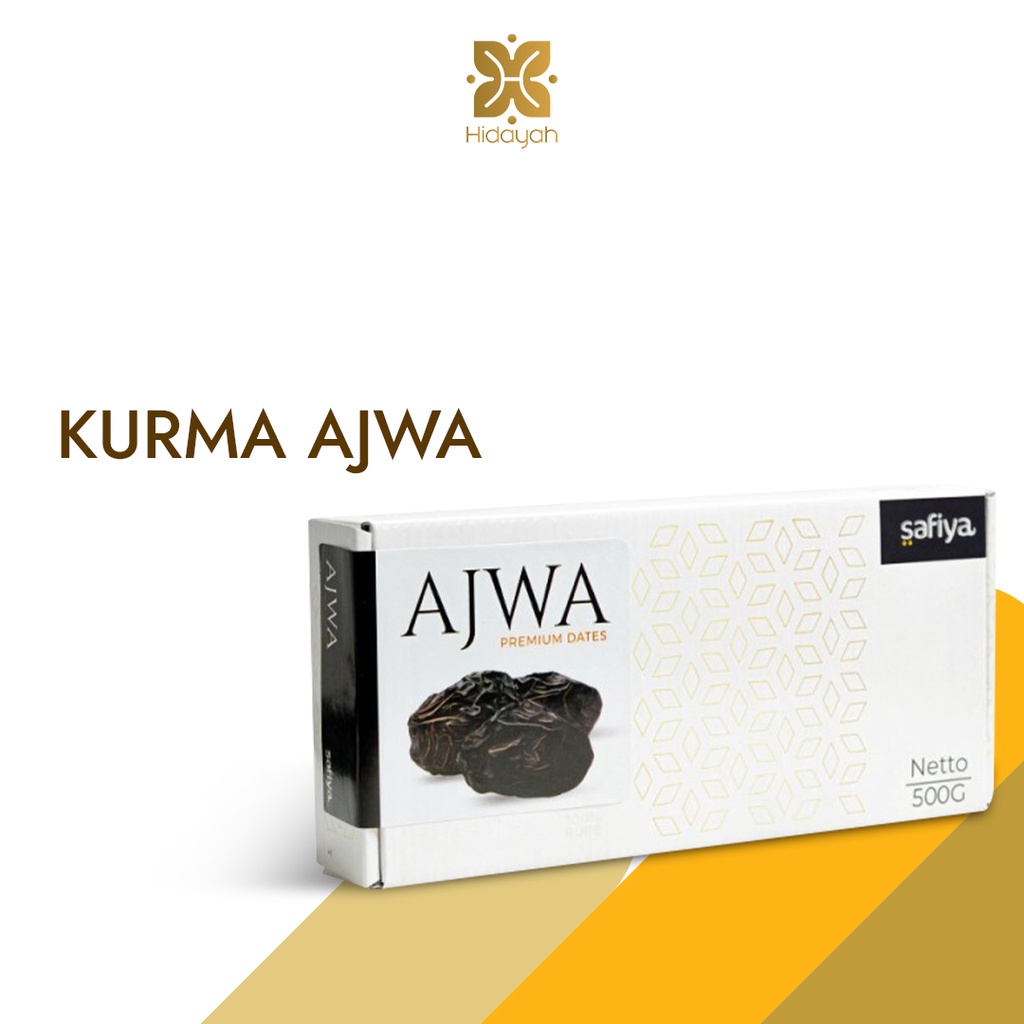 Kurma Ajwa 500 Gram Super Premium | Kurma Nabi Asli Madinah