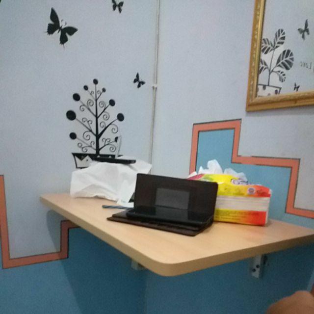 Meja Lipat Dinding Meja laptop 80 x 50 cm TS Shopee Meja Lipat Dinding Meja laptop 80 x 50 cm TS Shopee