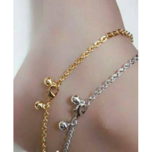 Gelang Kaki Nori Xuping Gold-Silver
