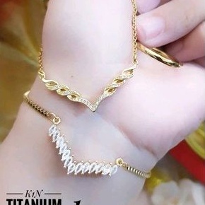 Titanium set gelang fuji 190703