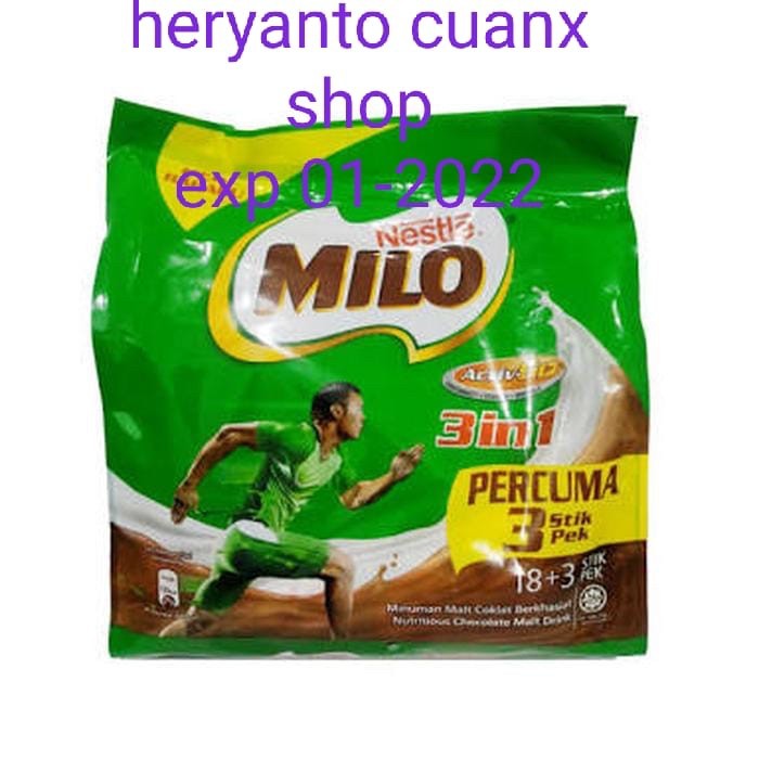 Eksklusif Milo sachet Malaysia Berkualitas