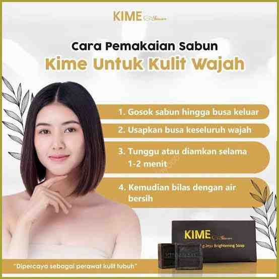 Sabun Kime Original Bpom Fasial Wash Sabun Kime Skincare Original Sabun Korea Glow Pemutih Wajah Permanen Bpom