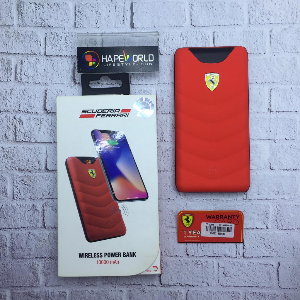 Ferrari On Track Wireless Power Bank 10000mAh,Bisa COD