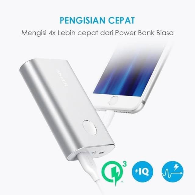 Anker PowerCore+ 10050mAh A1311 Powerbank Original Garansi Resmi ANKER IndonesiaL