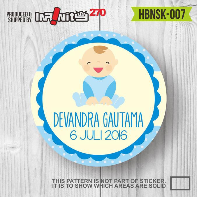 

Sticker Label Souvenirs Hampers Ulang Tahun Aqiqah Man Yue Hbnsk-007 Terlaris