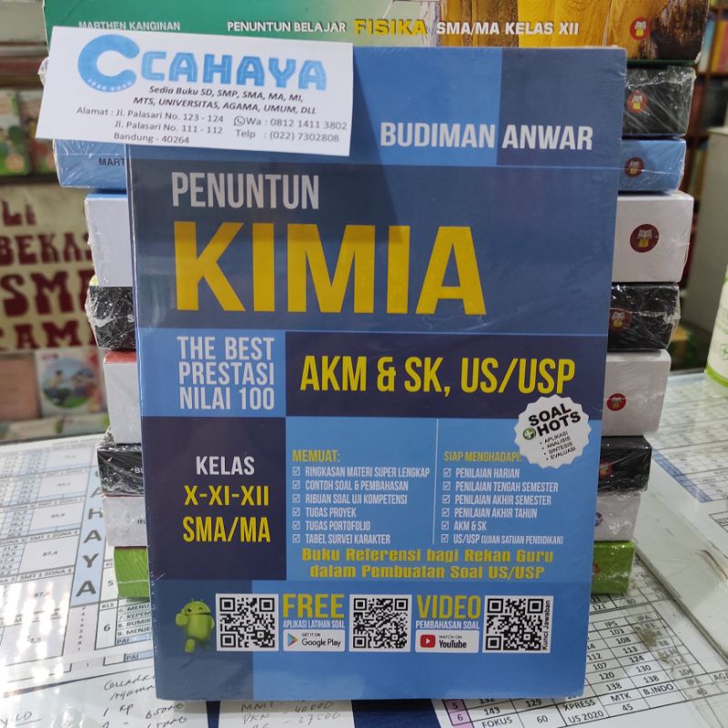 BUKU PENUNTUN KIMIA SMA X XI XII BUDIMAN ANWAR SMA YRAMA WIDYA