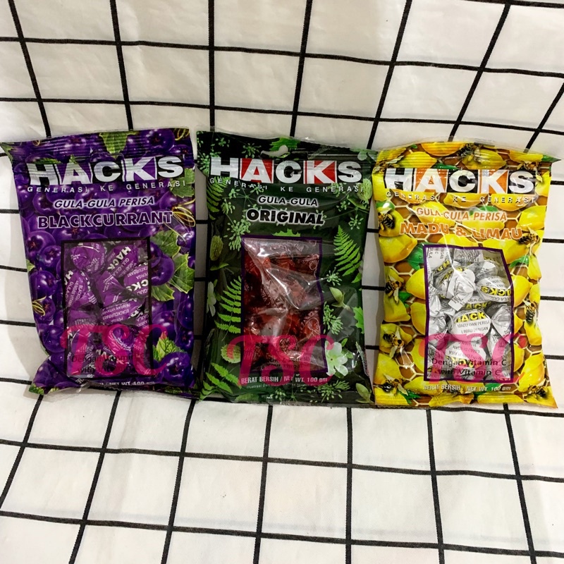 

Permen Hacks Honey&Lemon / Permen Hacks Blackcurrant / Permen Batuk / Jadul / Haks / Heks / Hex / Hax / Permen Hacks Original / gula gula / permen jadul