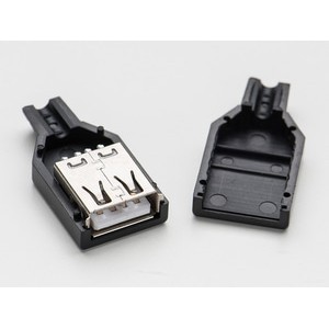 Socket USB 2.0 Connector Female Kosong DIY Plug Type A Jack Betina 4P