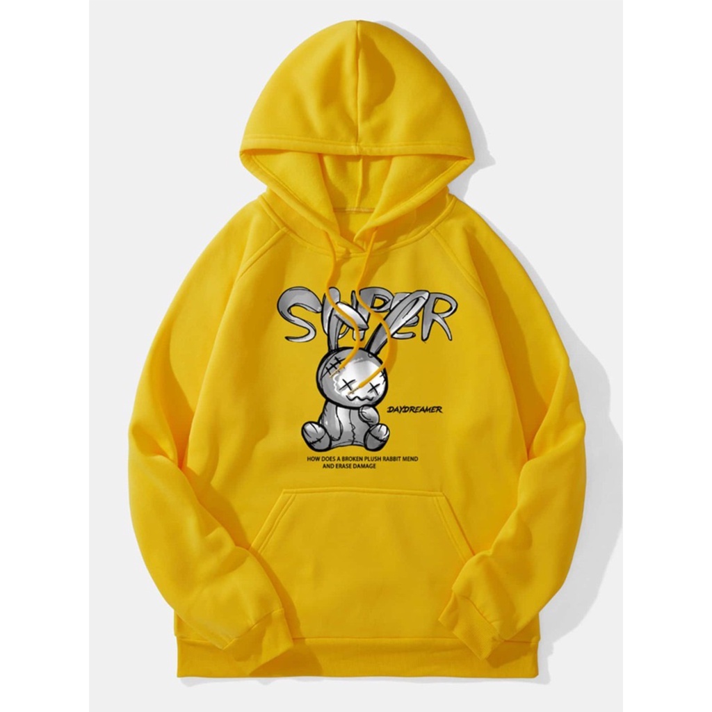 SUPER Jumper Hoodie II SUPER Sweater Hoodie II Sweter Oblong Topi SIZE M - XL ( Pria &amp; Wanita / Anak &amp; Dewasa )