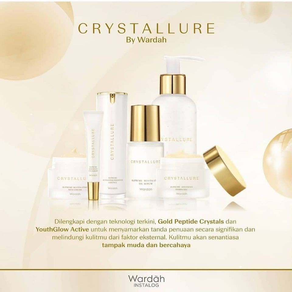 WARDAH CRYSTALLURE SERIES ORIGINAL 100%