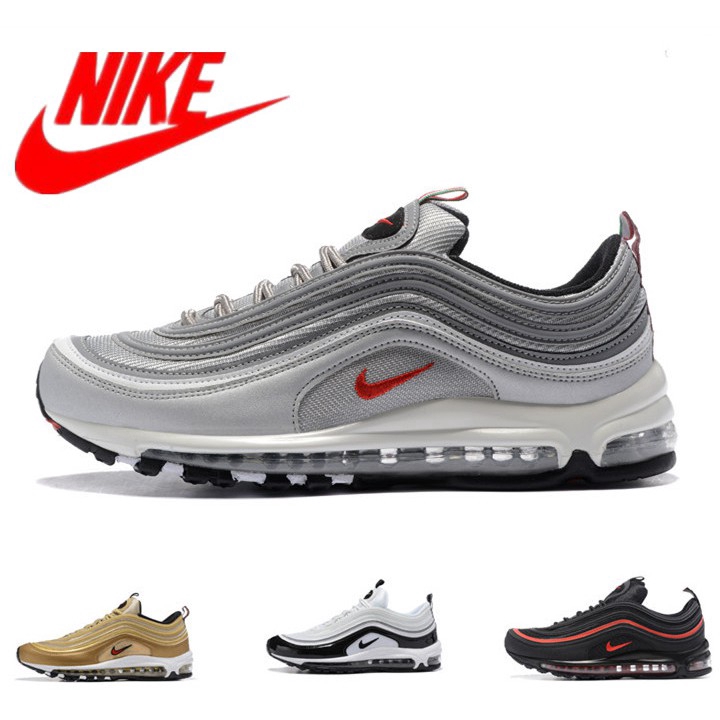nike air max silver and white