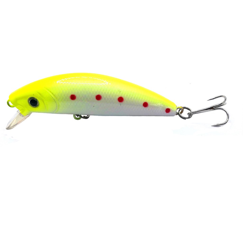 Shengyao 1Pcs New Minnow Umpan Pancing 7cm 7g Swimbait Fishing Lure Ikan Bass Wobbler Luminous Floating Bait Kail Memancing Tackle