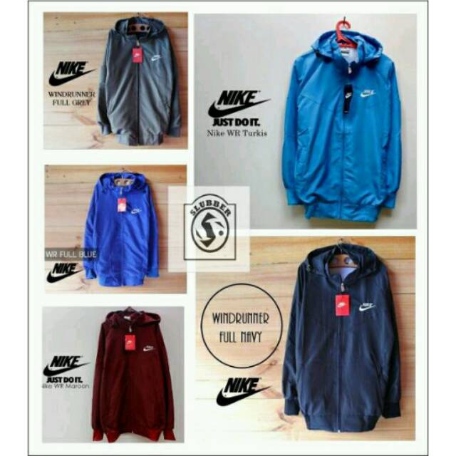 Jaket Parasut Nike Windrunner / Jaket Parasit Nike / Jaket Running / Jaket Lari / Jaket Olahraga