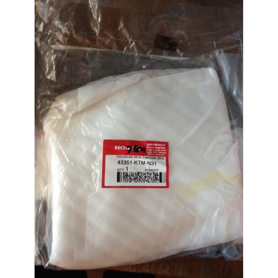 Piringan Rem Cakram Belakang Supra X125 43351-KTM-N31