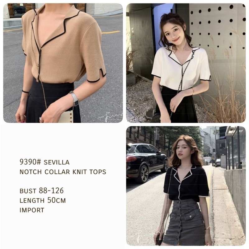 atasan wanita / kemeja kantor blouse import