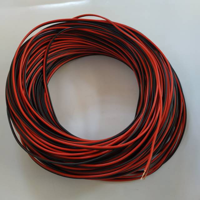 Kabel nyz isi kawat 2x12 harga per meter kabel speaker merah hitam engkel audio cord sinar listrik