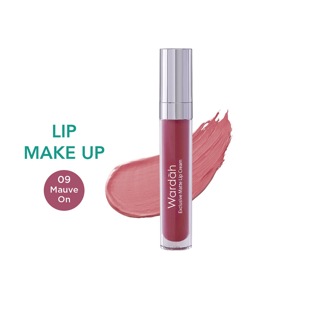 WARDAH Exclusive Matte Lip Cream - 09 Mauve On