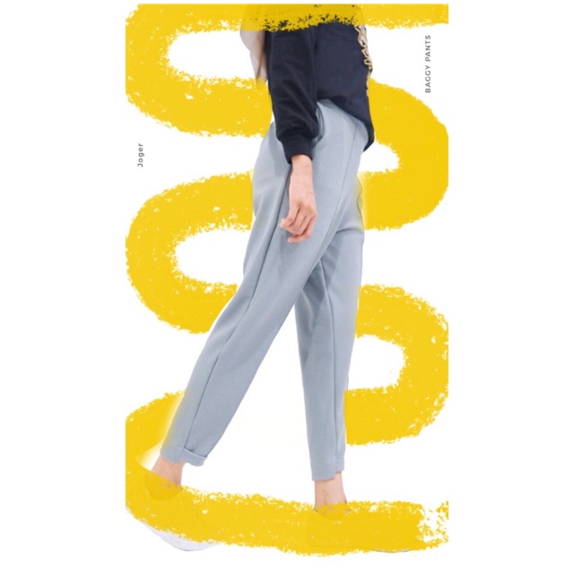 Joger pants / Celana Joger Kulit Jeruk