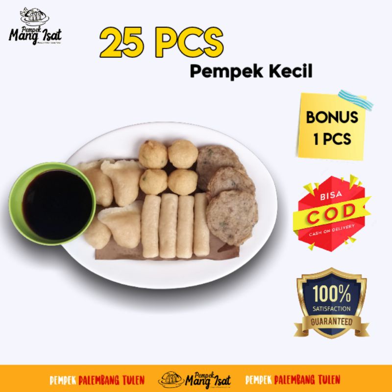 

Pempek palembang asli - Paket isi 25 pcs - Pempek palembang - Pempek mang isat