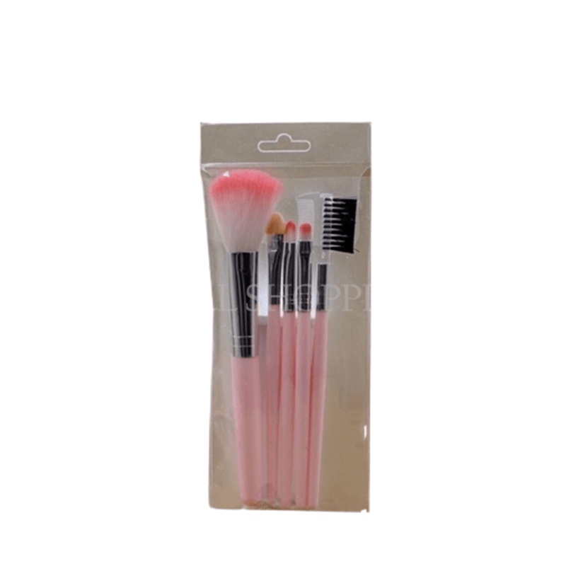 Alat Make Up Brush Set 5 in 1 Packingan Make Up Tools / Brush / Kosmetik MALL SHOPPING