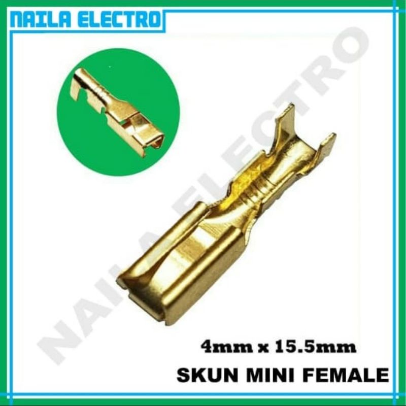 Skun Gepeng Mini Female Skun Motor Skun kabel Skun Gepeng Mini Cewek