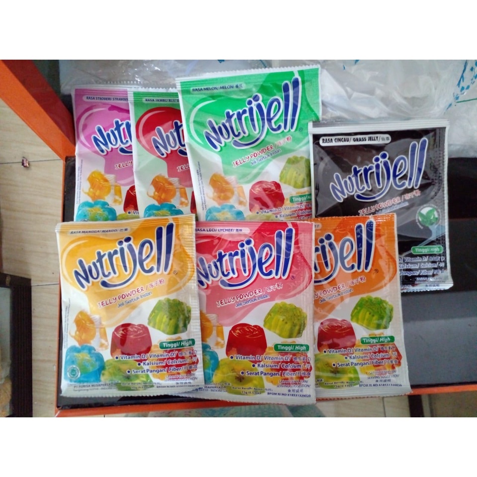 

Jelly Serbuk Instan 15 Gr Nutrijell || Jeli Bubuk Rasa