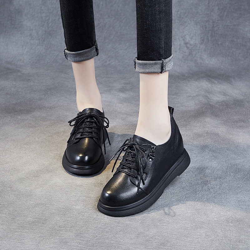 Dr. Martin Boot Sepatu Wanita 2021    Inggris Kulit Asli Lace-Up Dalam Mulut Pompa Wanita Tinggi Men