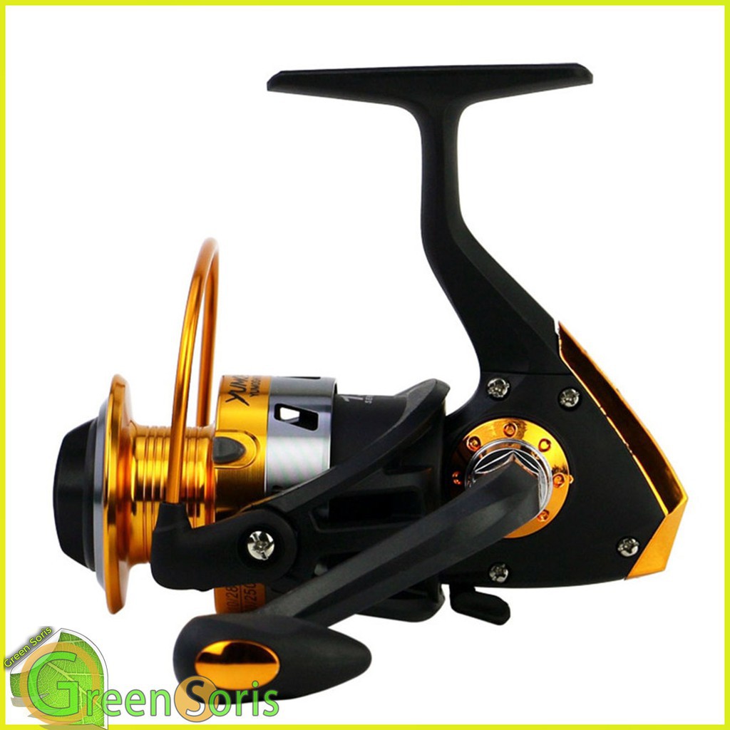 Grab Medan EK3000 Reel Pancing Spinning 12 Ball Bearing YUMOSHI Alat Pancing