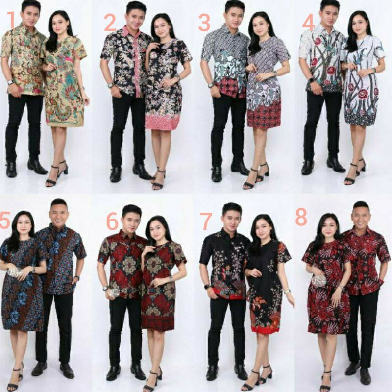Maura Couple - Sania Ruffle Batik Couple Ori Ndoro Jowi DNT Garansi Termurah Shopee