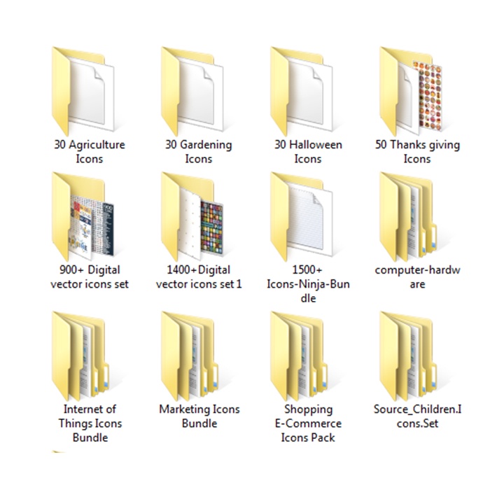 Mega Pack Desain Icon Format Eps